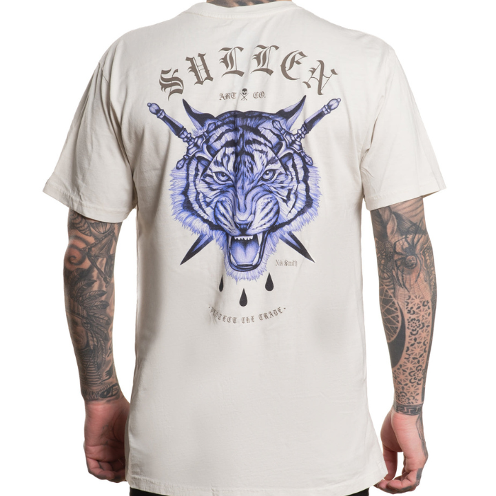 S/S BENGAL BADGE - WHT